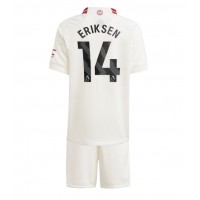 Billiga Manchester United Christian Eriksen #14 Barnkläder Tredje fotbollskläder till baby 2023-24 Kortärmad (+ Korta byxor)
